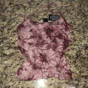 marble tank crop top NWT